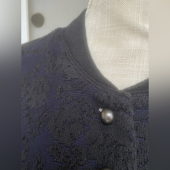 free people military button tapestry woven jacket sz. l - Picture 6 of 15